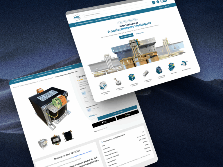 ABL Transfo · E-Commerce