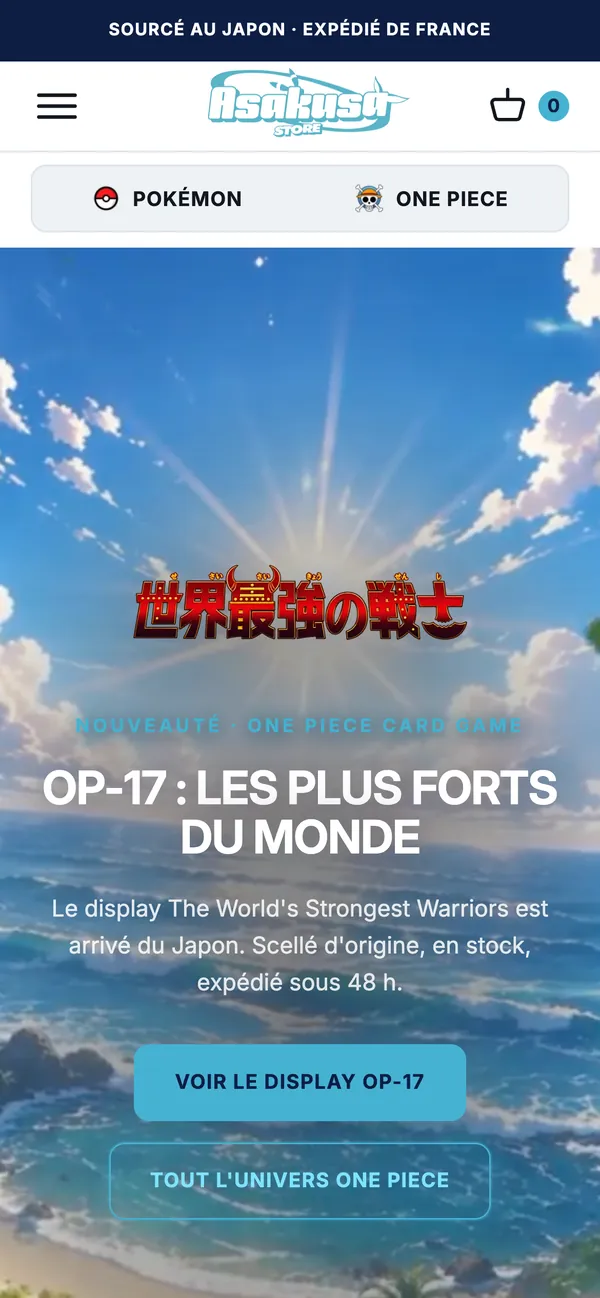 Accueil mobile